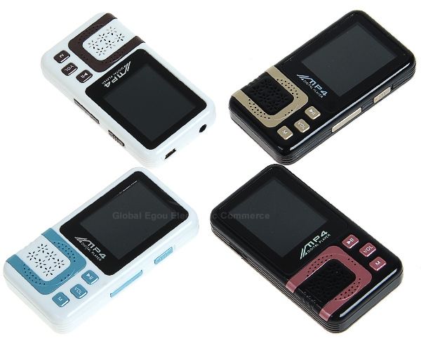 2GB 1.8 polegadas LCD Rádio FM MP4 Music Player [EM0041504]