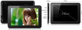 V08 de 7 polegadas Tablet PC Android 4.0 WM8850 1.2GHz 4GB C