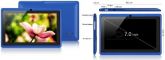 Q88 7 polegadas Tablet PC Android 4.0 Boxchip A13 1.0GHz